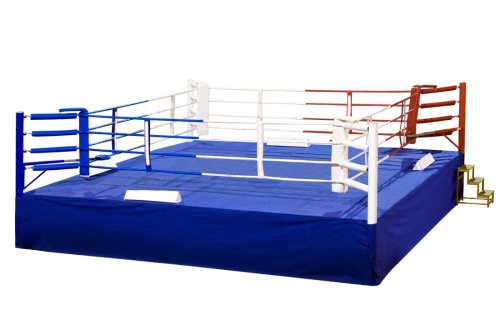 Title (Olympic) boxing ring 7.8x7.8 m on 1 m platform