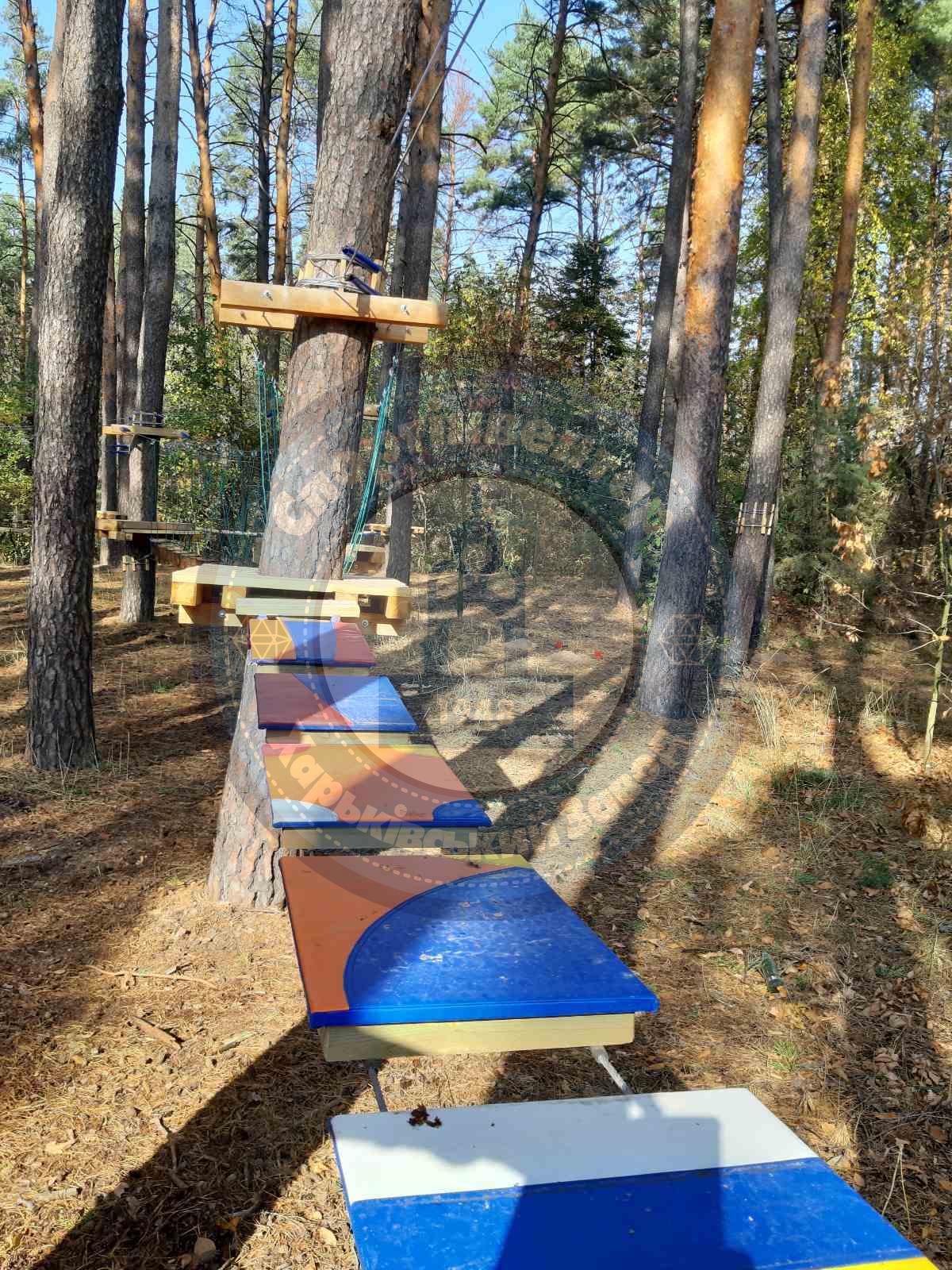 Rope park element 