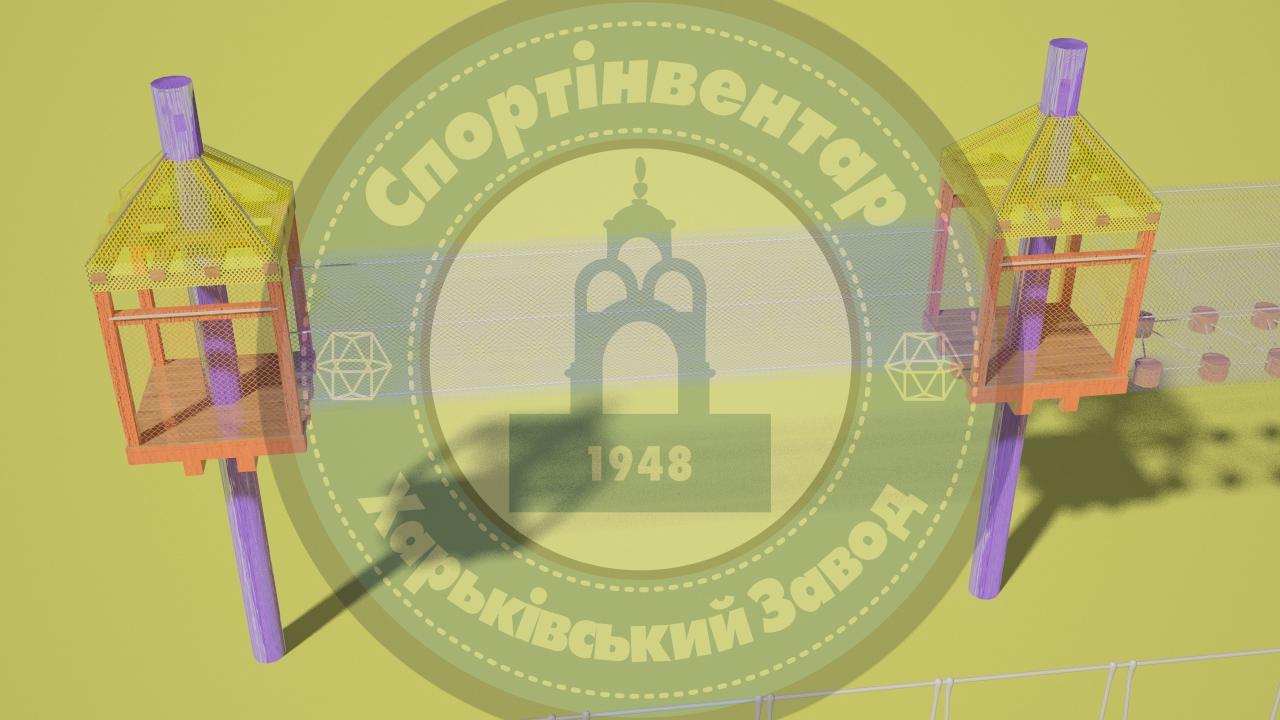 Элемент веревочного парка 