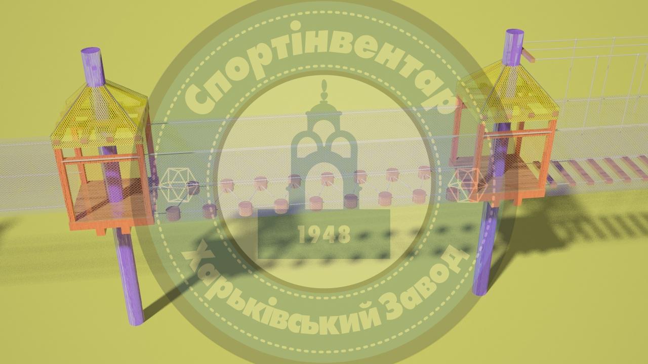 Элемент веревочного парка 