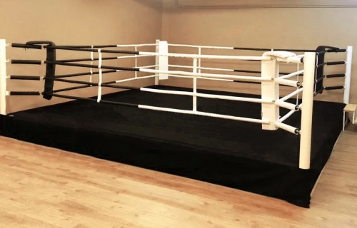 Standard boxing ring 6x6 m on 0.3 m platform