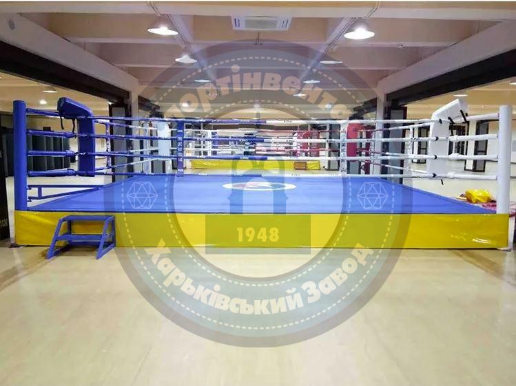 Standard boxing ring 5x5 m on 0.3 m platform