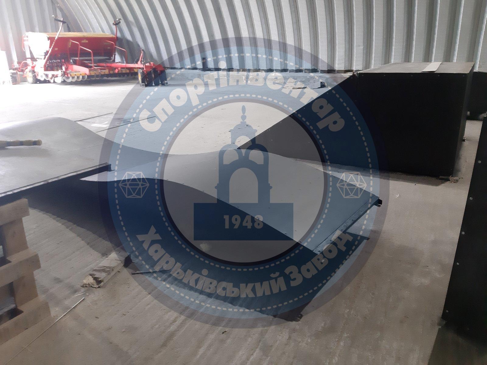 Подвійний бамп із дерев’яним каркасом