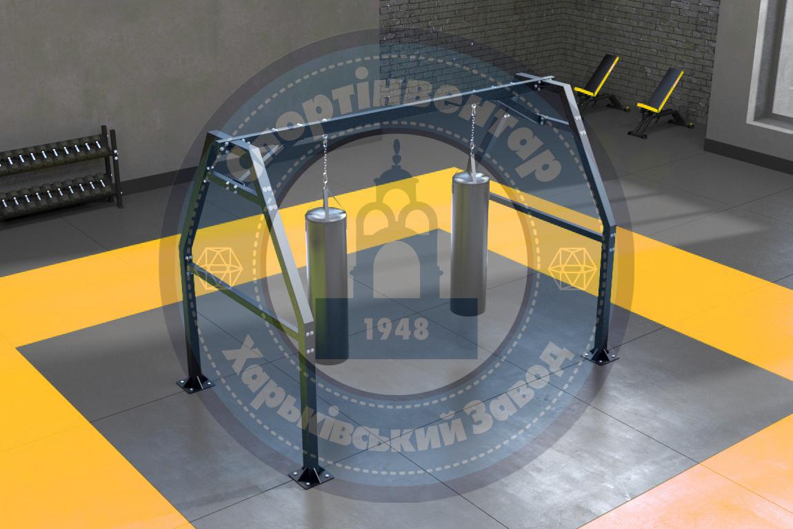 Mounting racks for boxing equipment and accessories