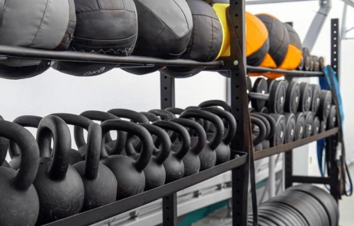 Shelving for sports equipment